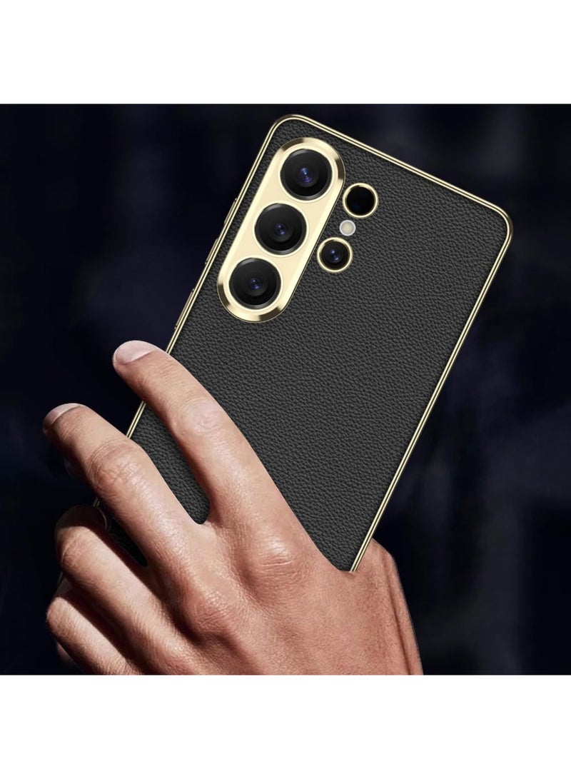 Adando for S26 Ultra Case, Galaxy S26 Ultra Case, Electroplating Precision Holes, Shockproof Mil-Grade Drop Protection Rugged Hard Thin Lightweight Cases for S26 Ultra Phone (Black) - Image 2